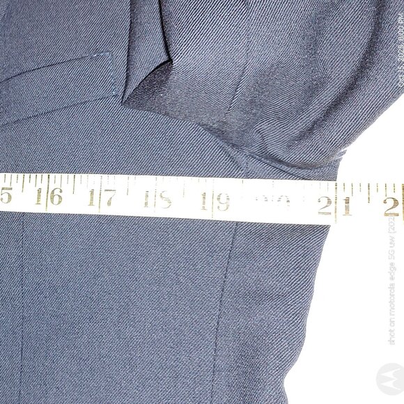 DANIEL HECHTER SPORT COAT BLAZER 100%WOOL GABARDINE NAVY 2-BUTTON 2-VENT SZ 40S - Picture 5 of 11